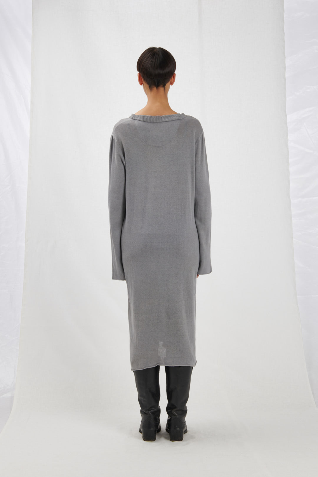 GRAY KNIT DRESS