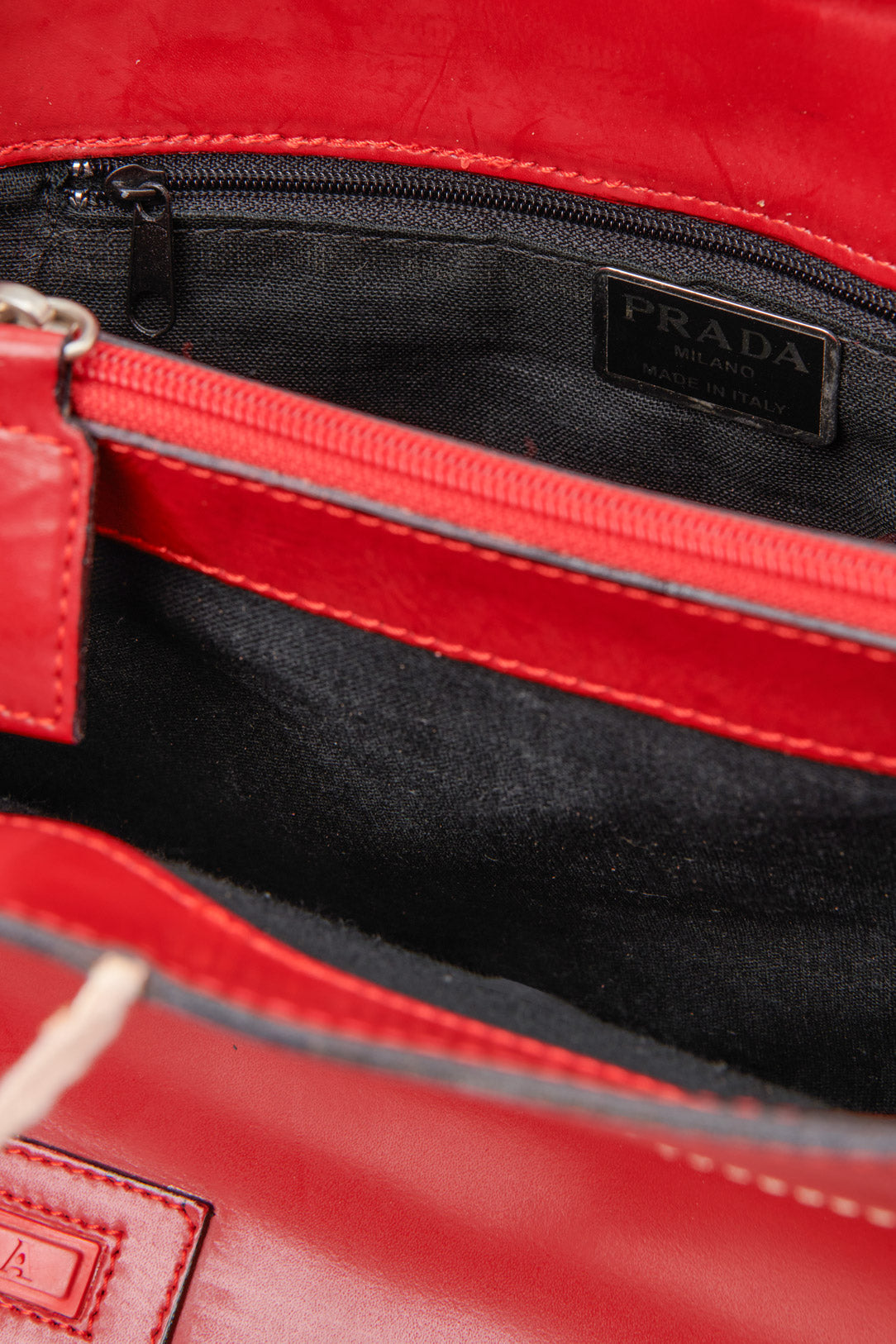 RED LEATHER BAG