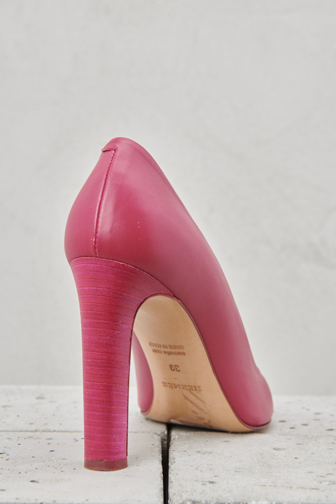 FUCHSIA PEEP TOE