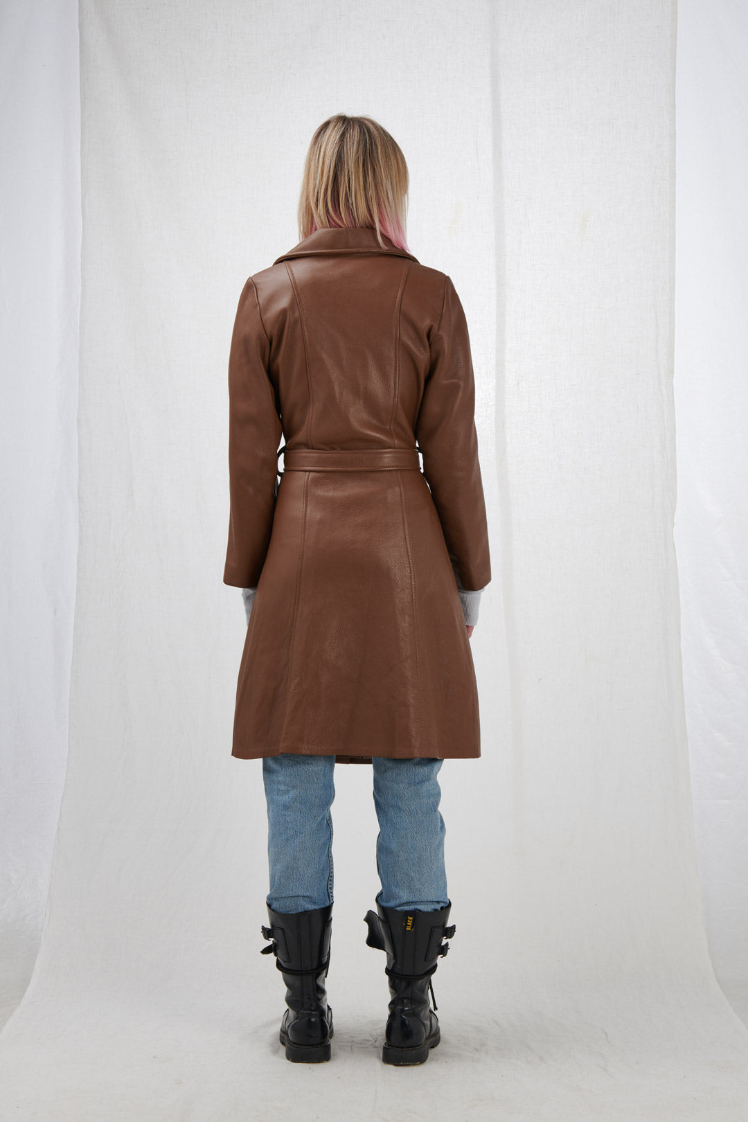 DEER LEATHER COAT