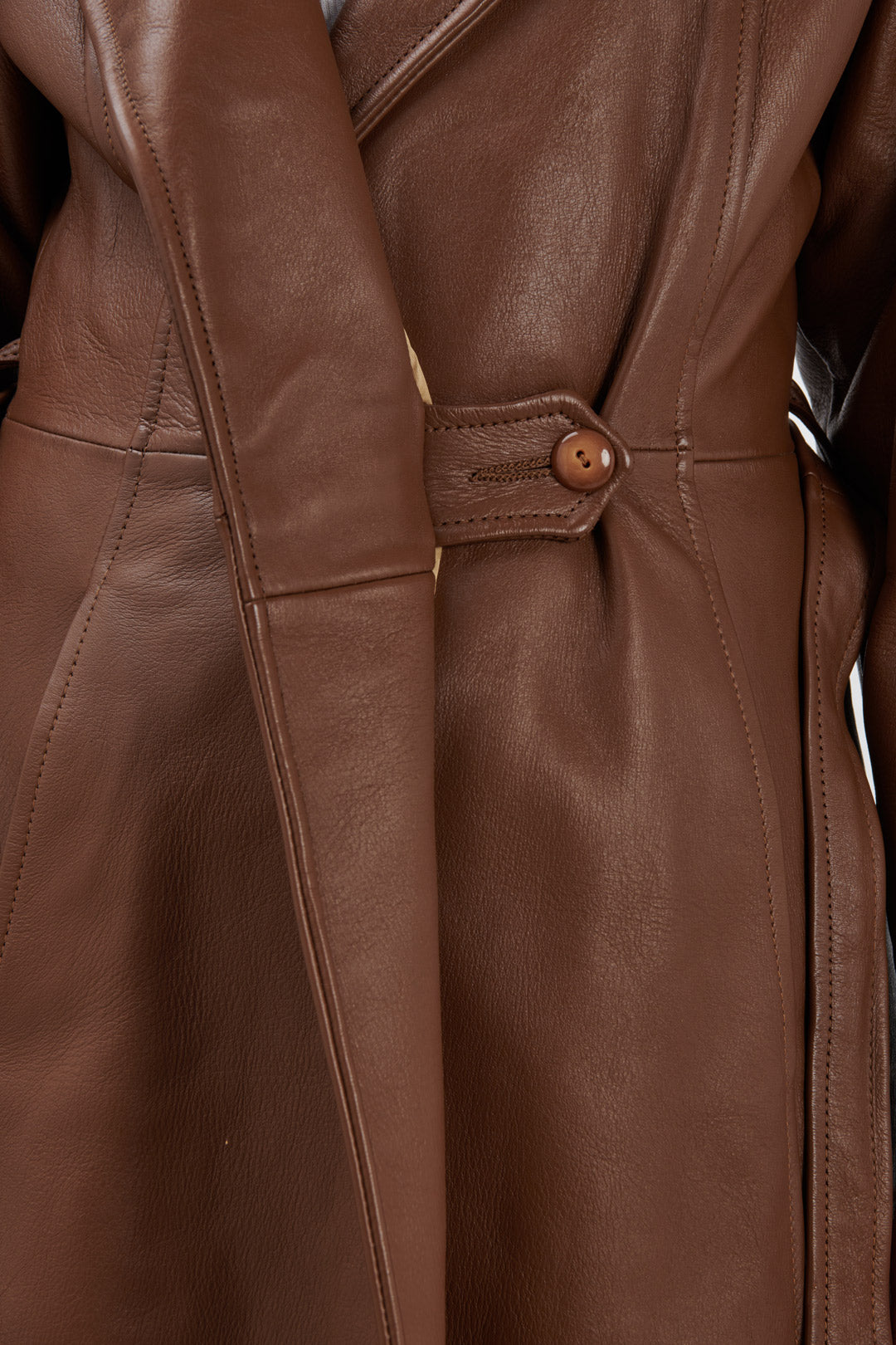 DEER LEATHER COAT