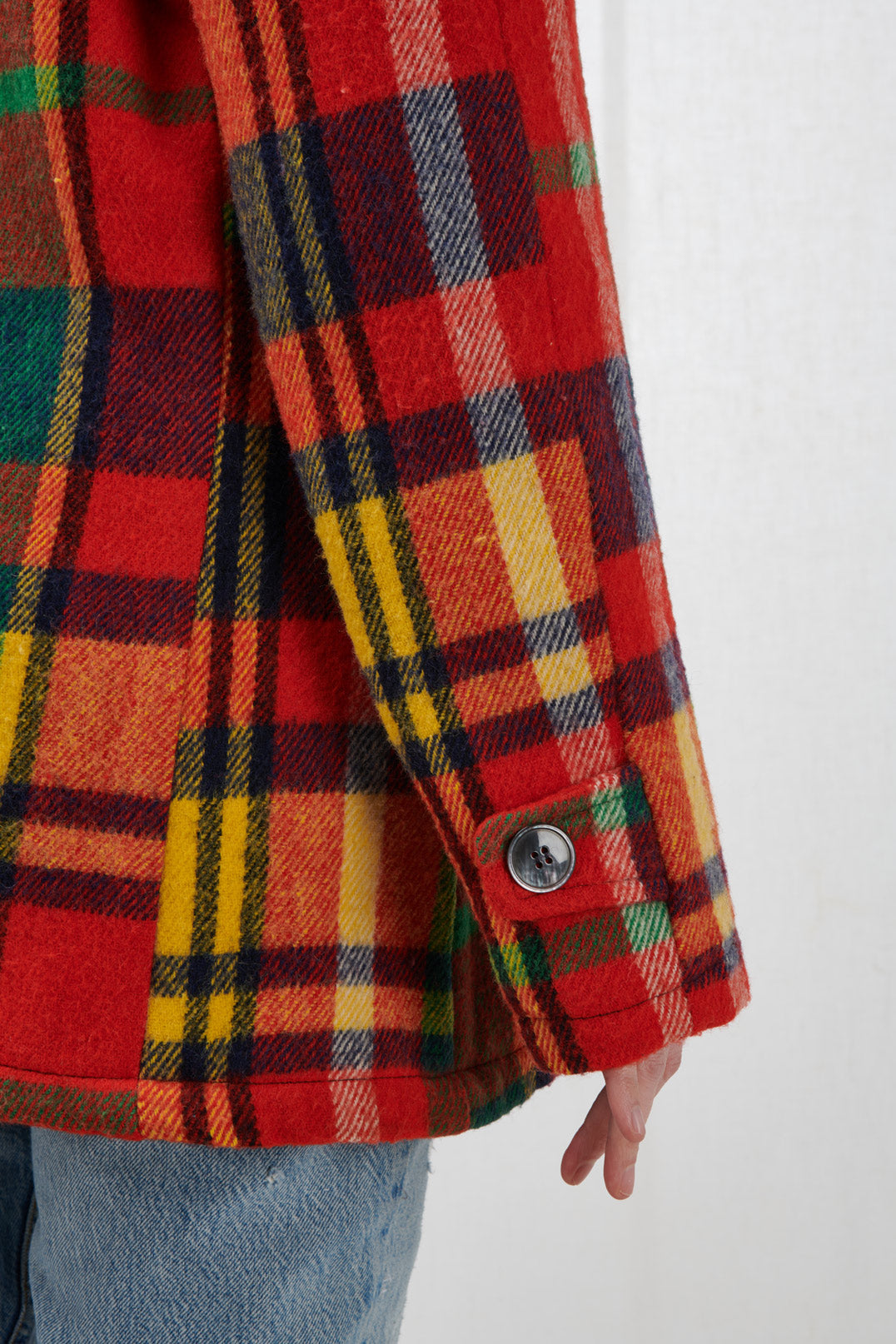 COLORED CHECKS COAT