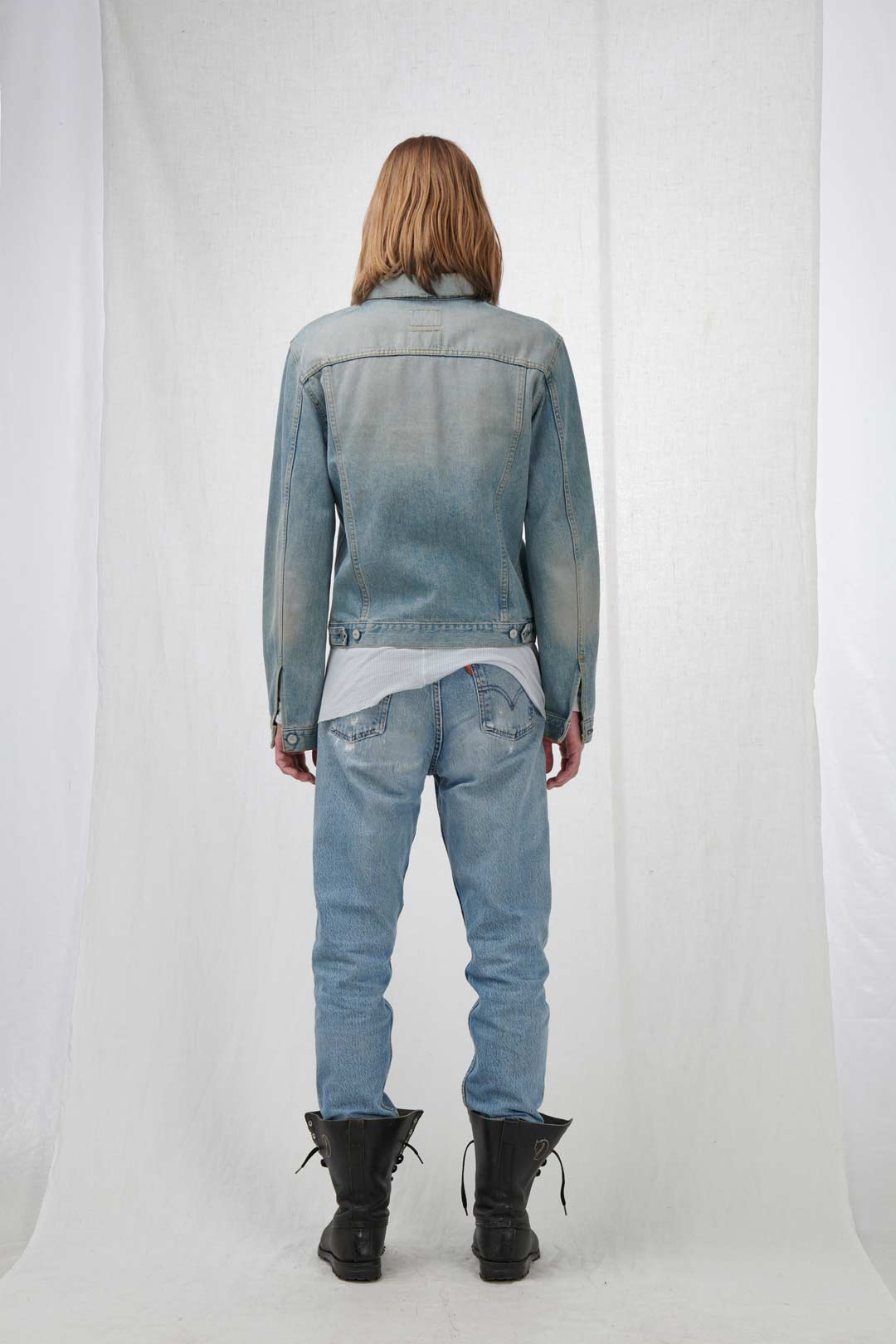 TRUCKER IN DENIM AZZURRO