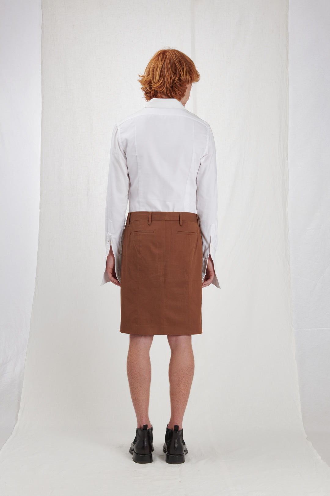 MUD COLOR SKIRT