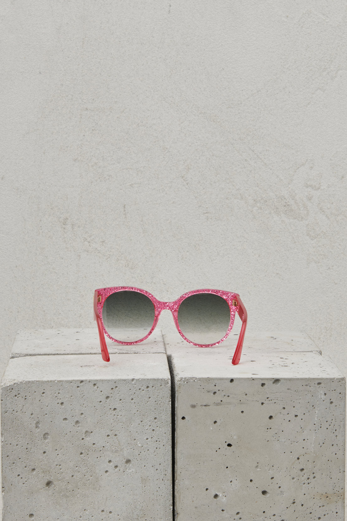 PINK GUCCI SUNGLASSES WITH GLITTER