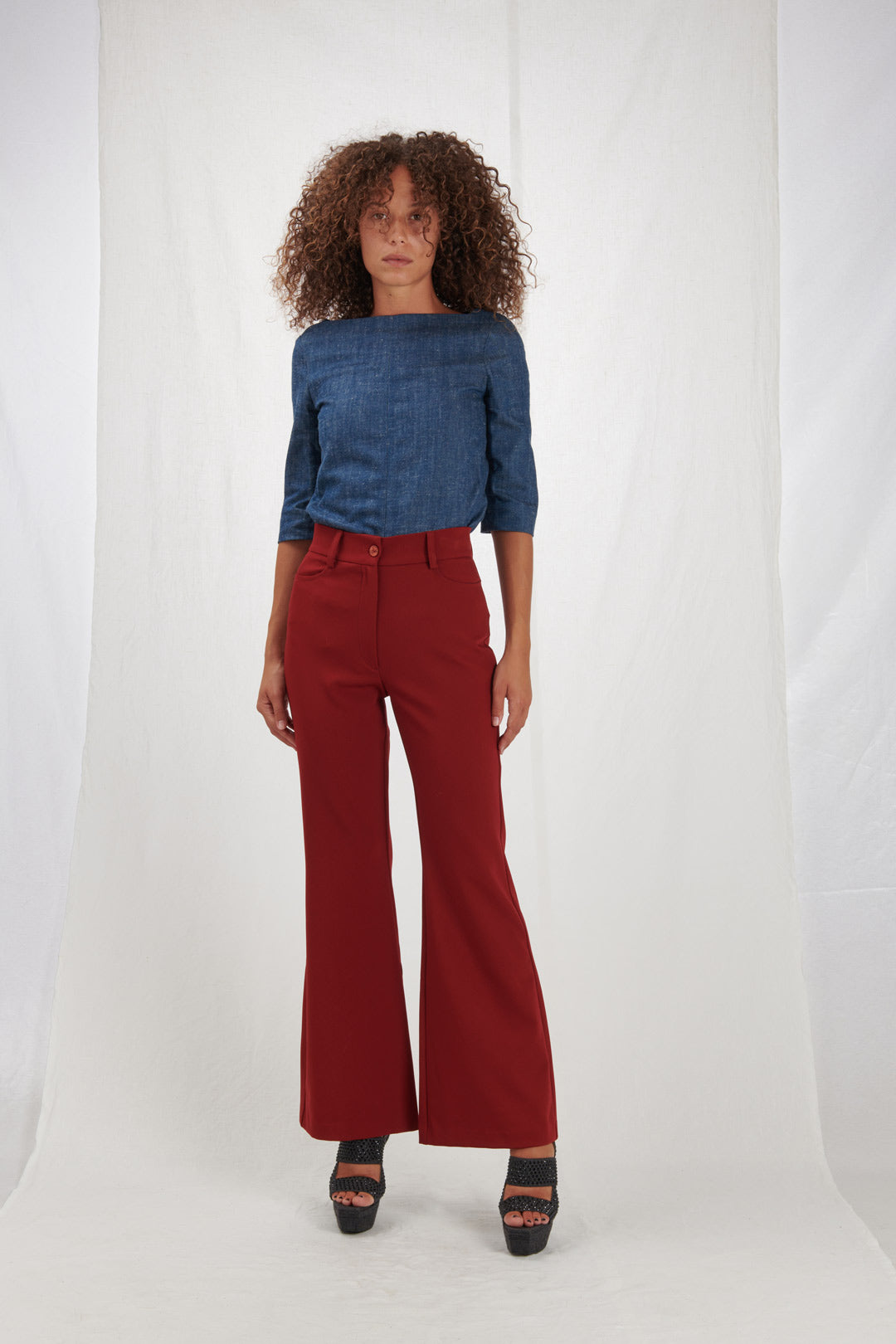 PANTALONE ROSSO PORPORA