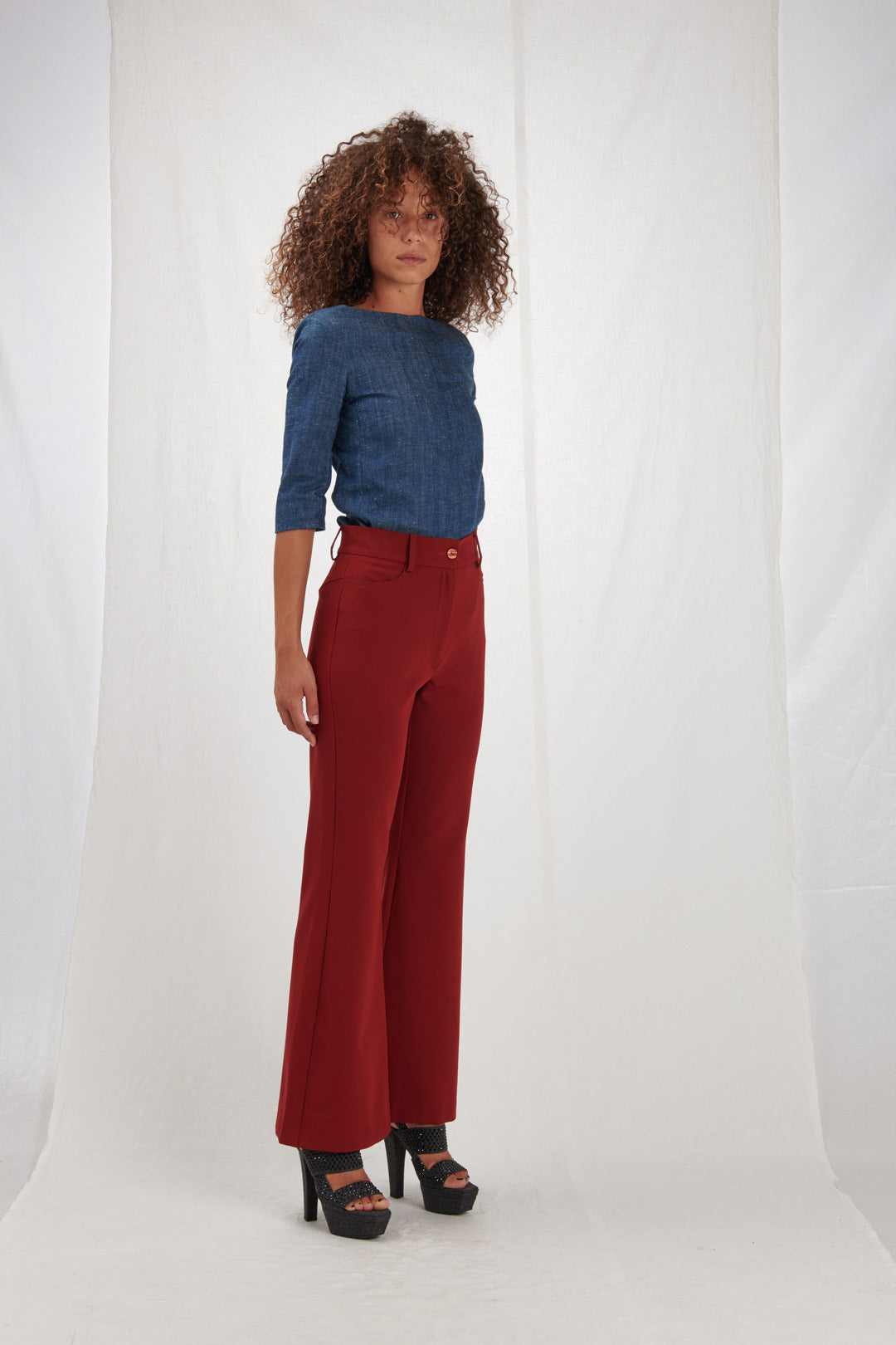 PANTALONE ROSSO PORPORA