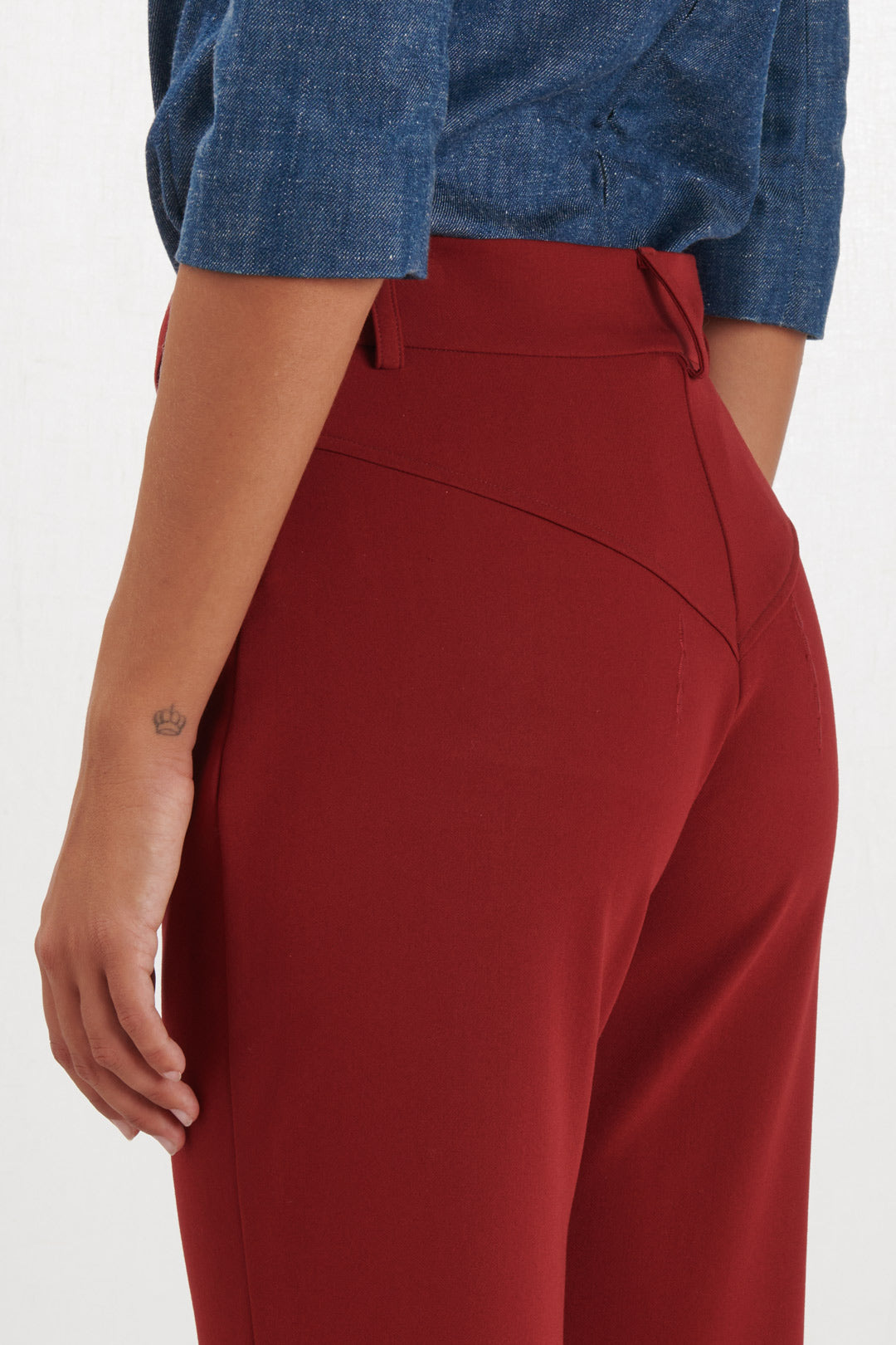 PANTALONE ROSSO PORPORA