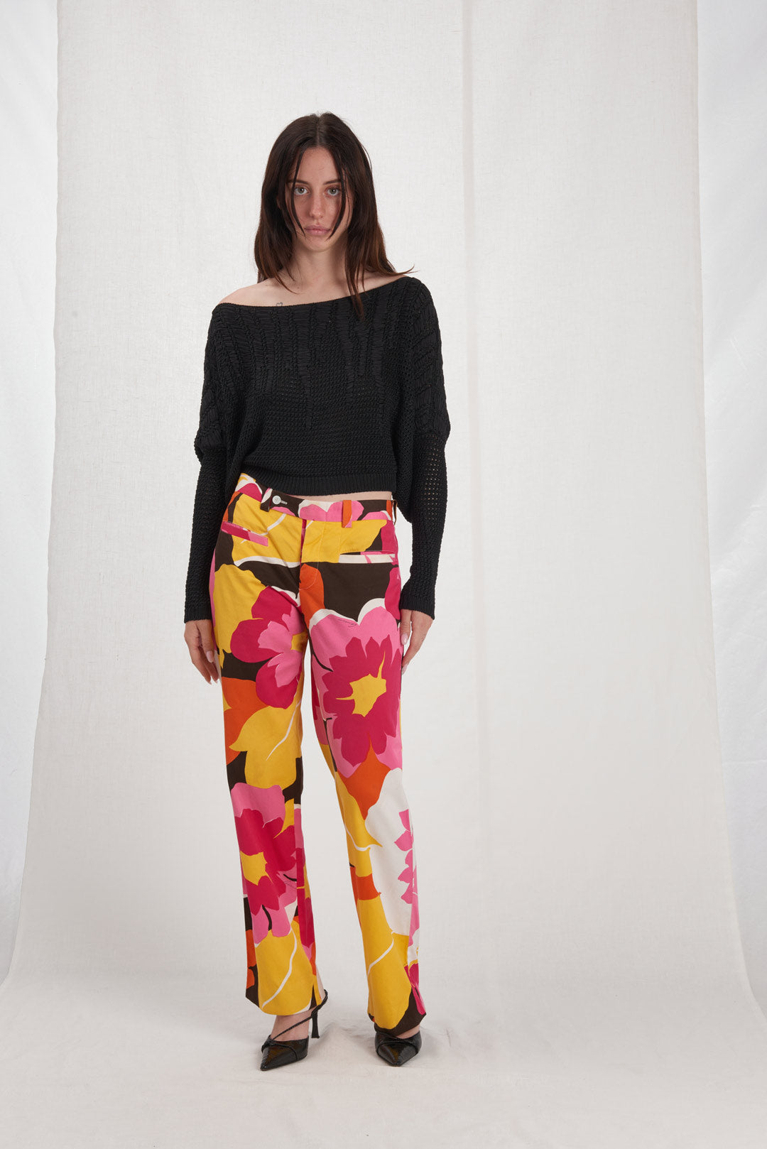 PANTALONE FLOREALE