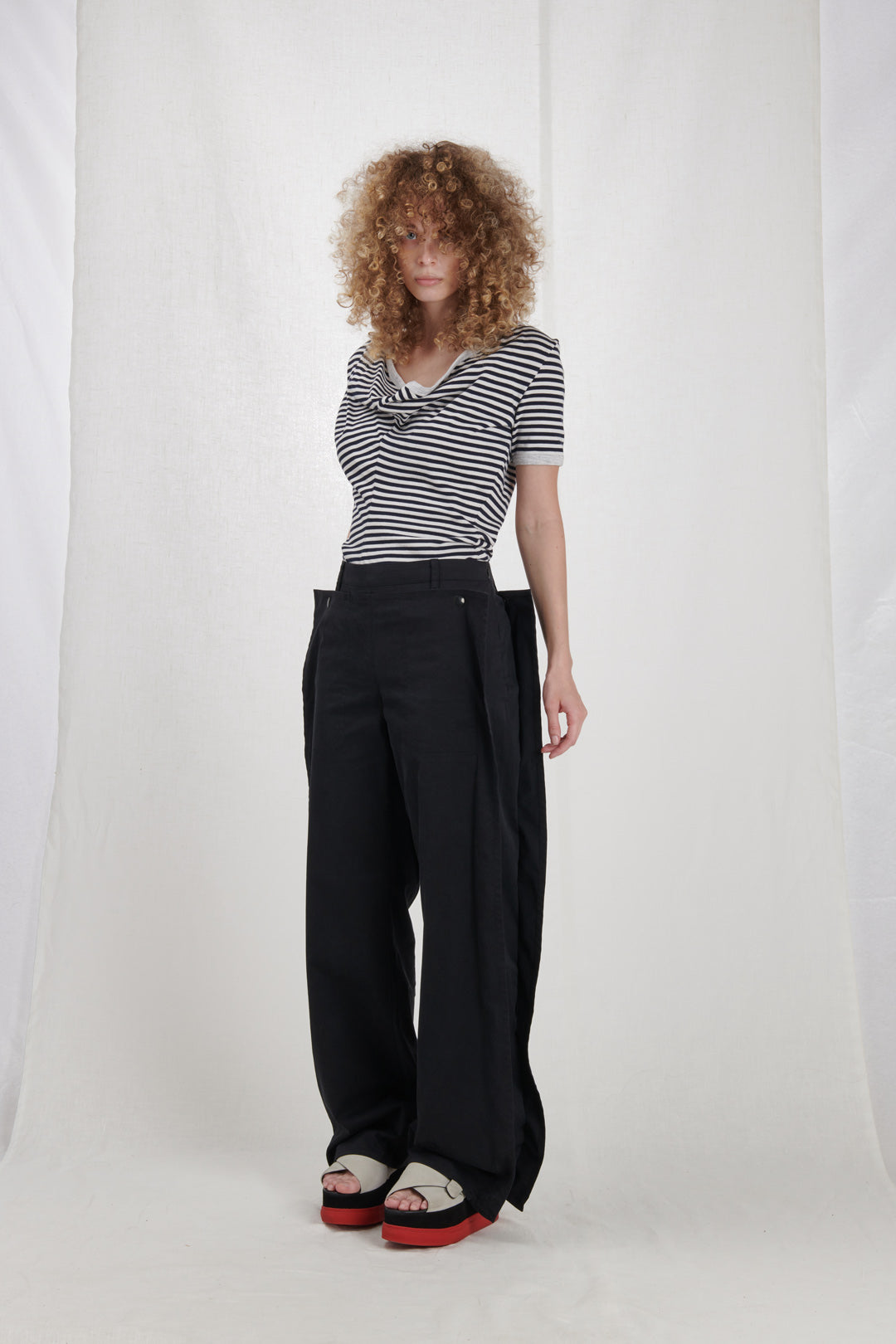 PANTALONE CARGO NERO