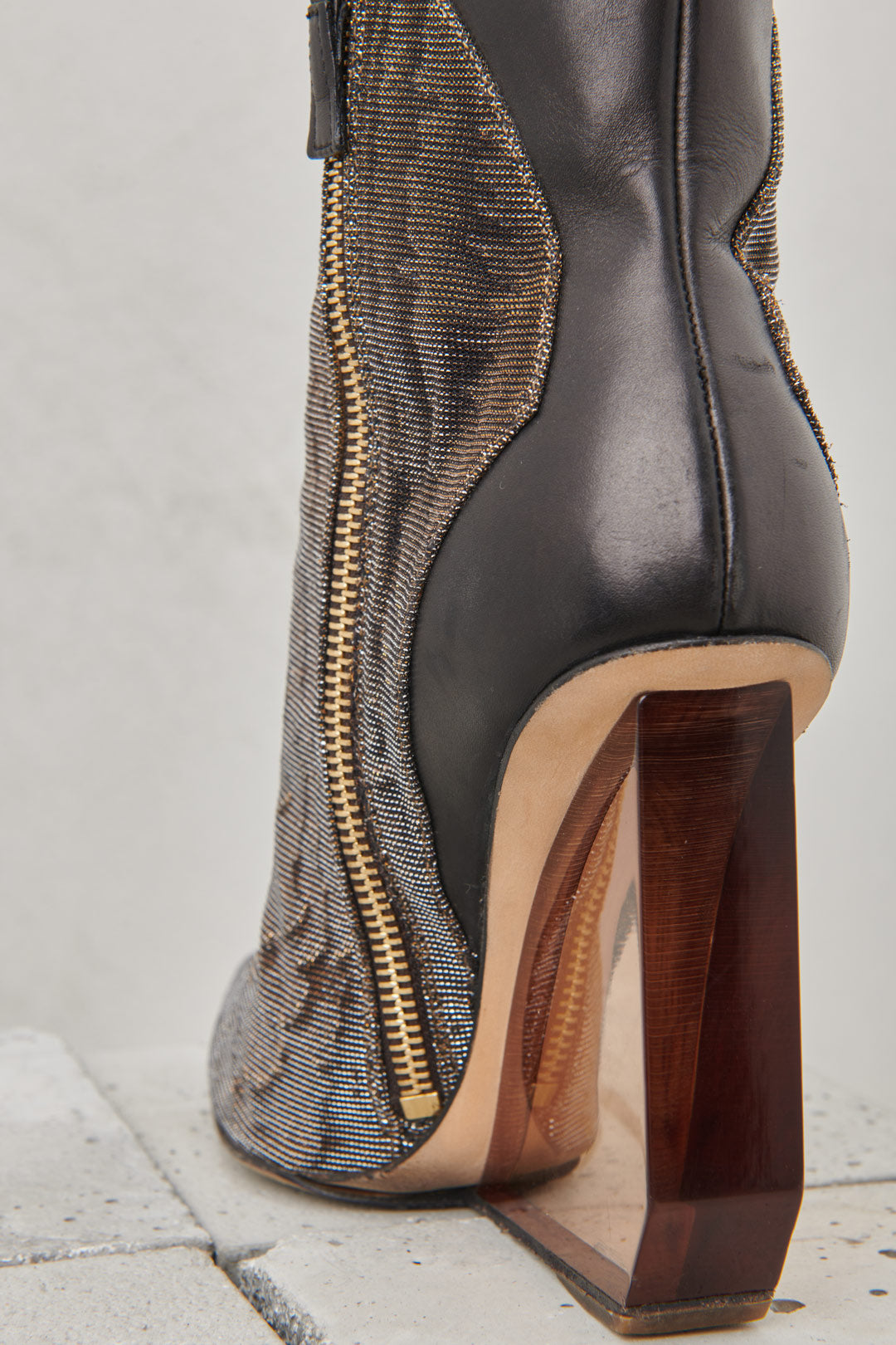 PLEXIGLASS HEEL PUMPS