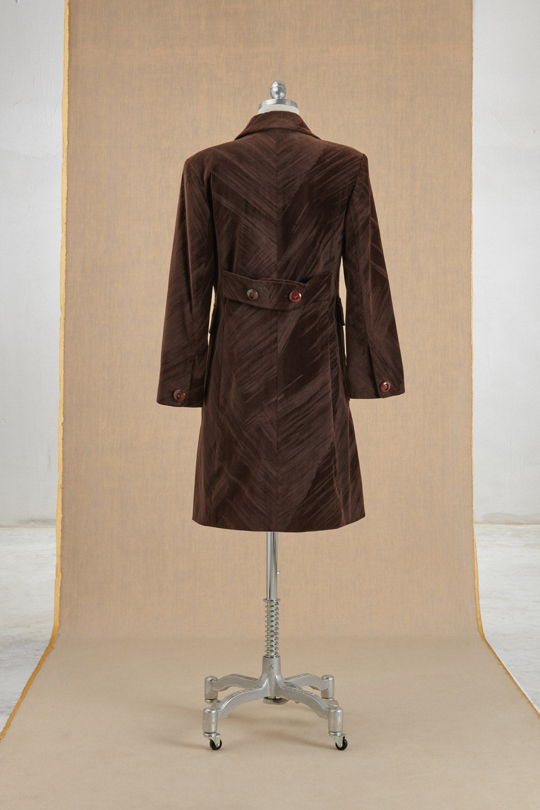 VELVET BROWN COAT