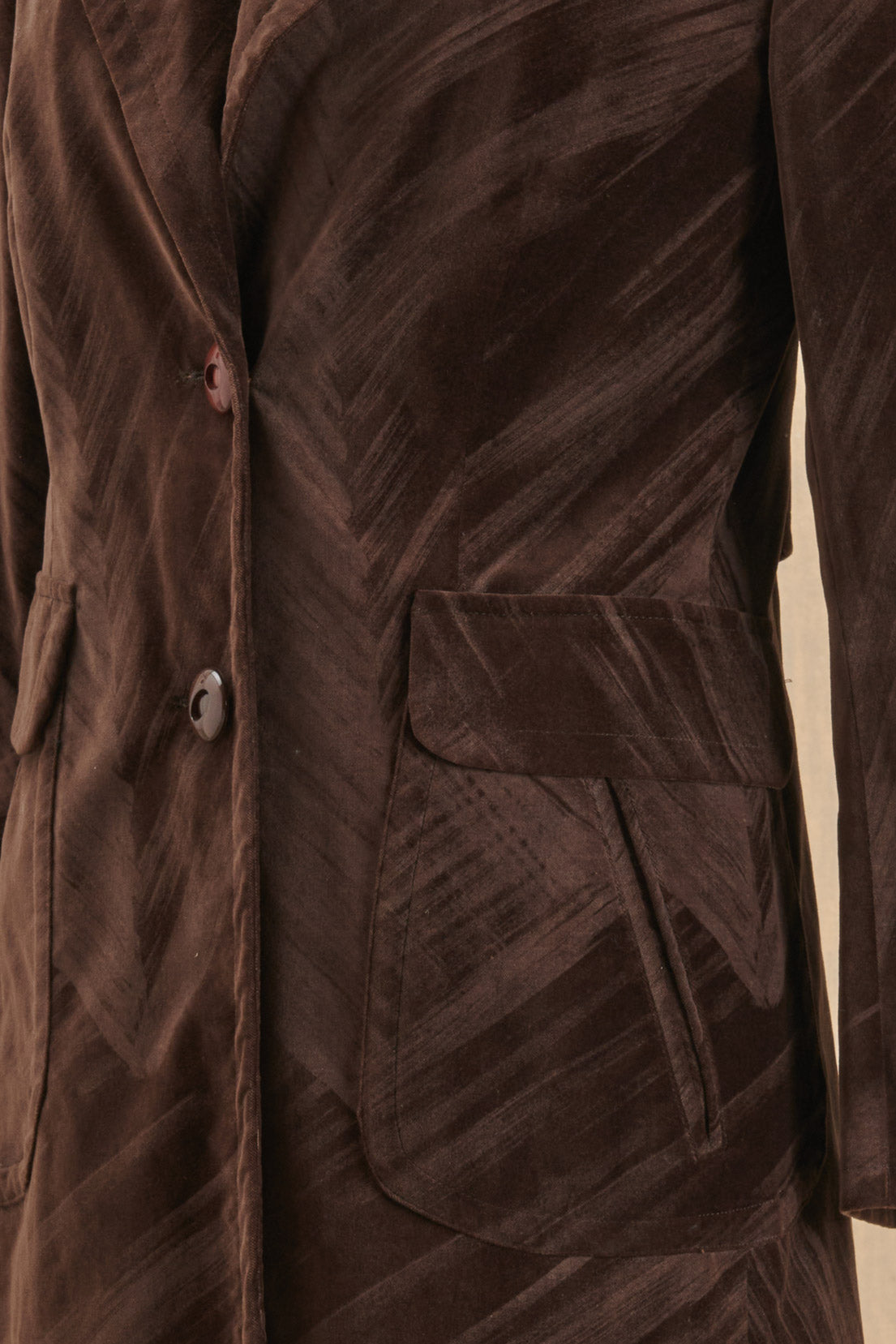 VELVET BROWN COAT