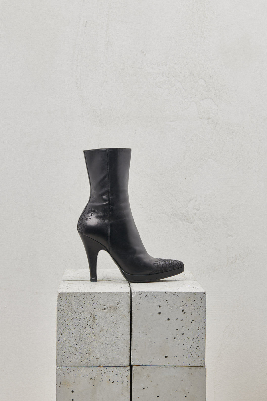 NAPPA LEATHER ANKLE BOOT