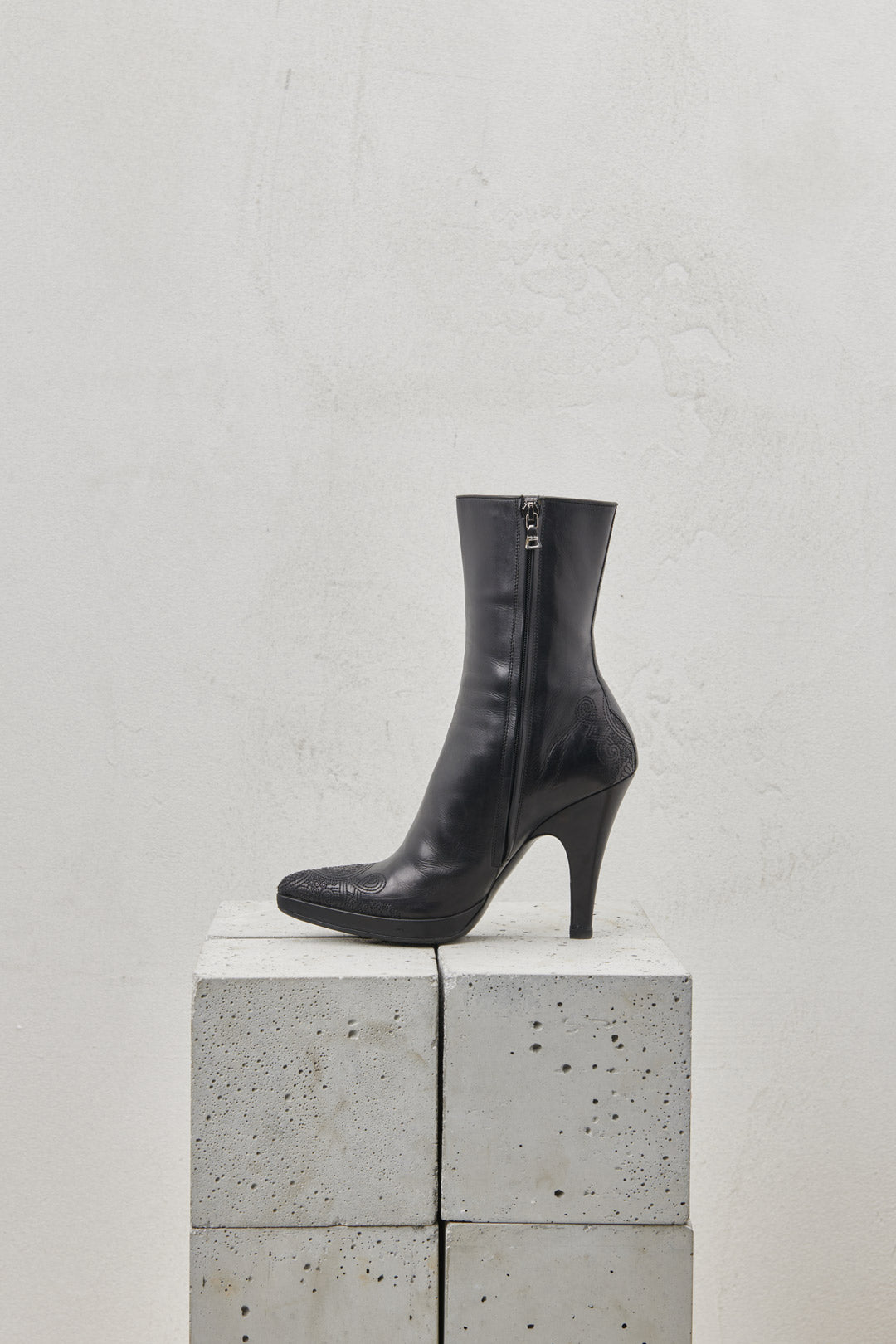 NAPPA LEATHER ANKLE BOOT