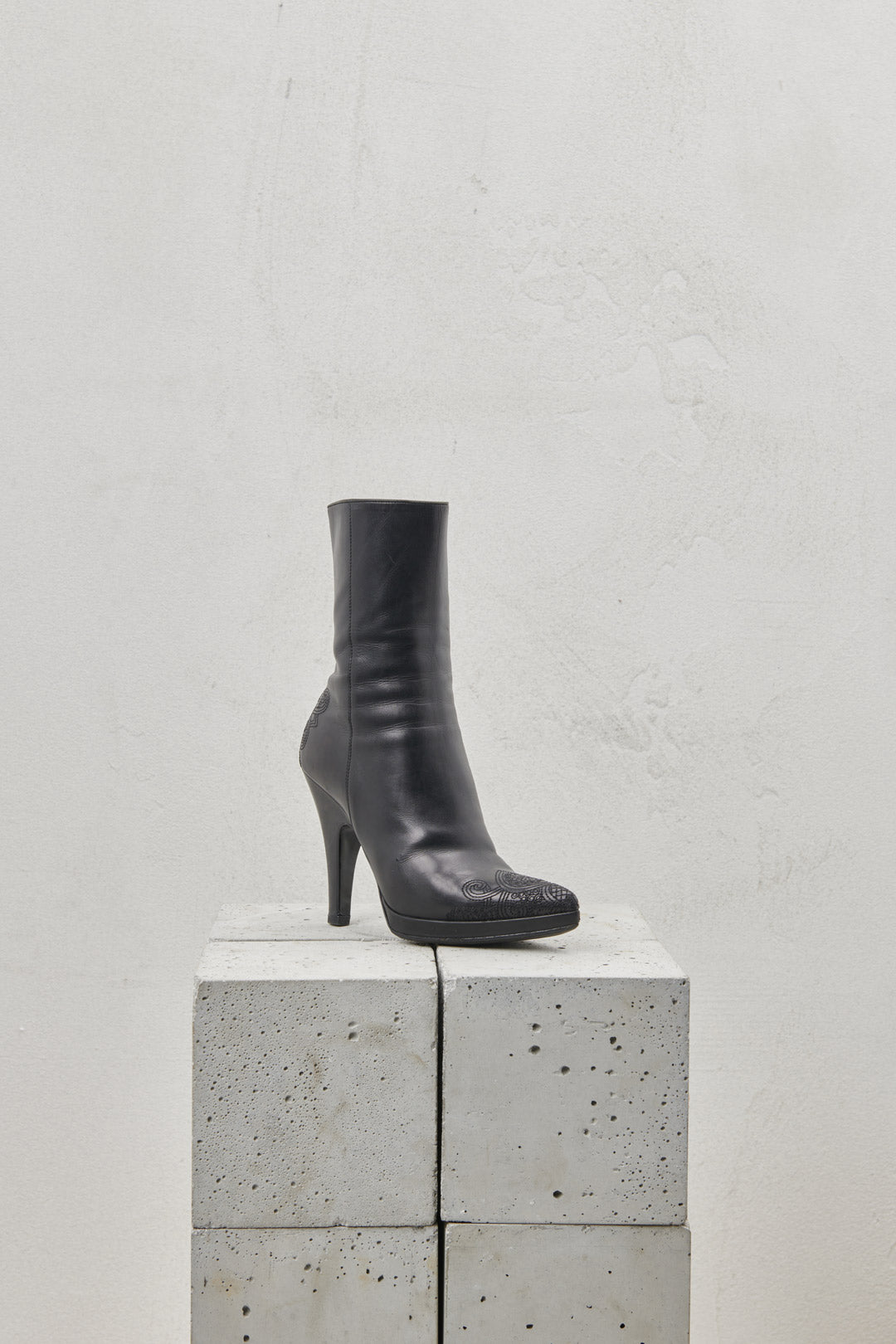 NAPPA LEATHER ANKLE BOOT