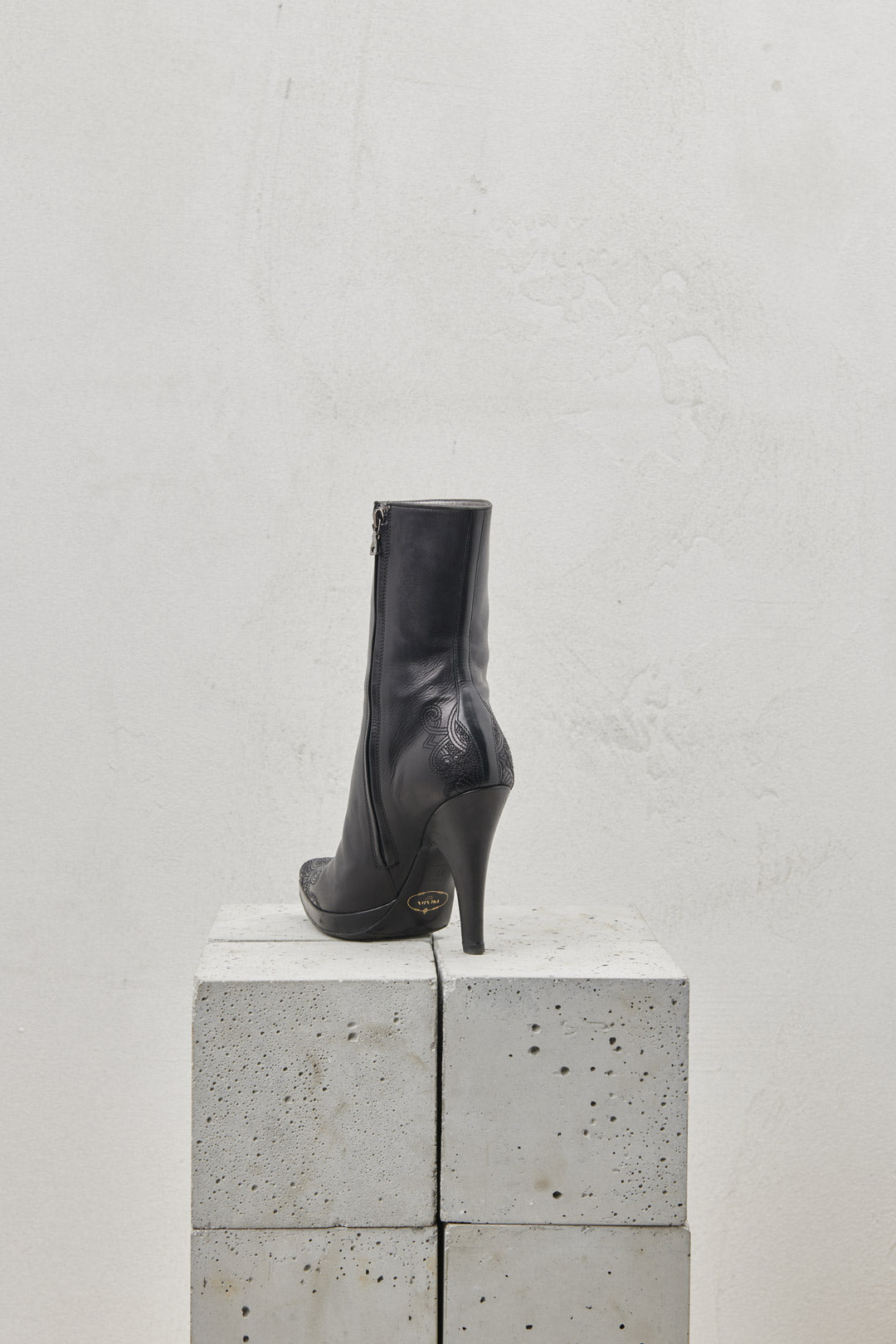 NAPPA LEATHER ANKLE BOOT