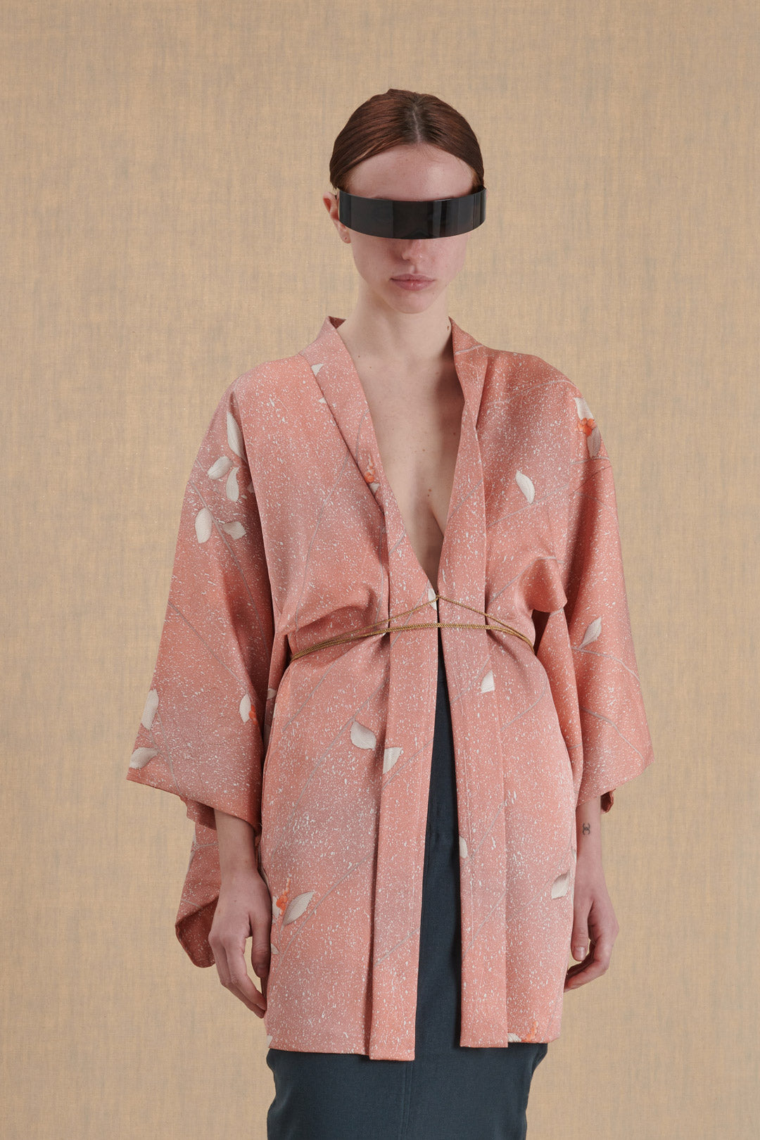 KIMONO ORIGINALE ANTICO ROSA