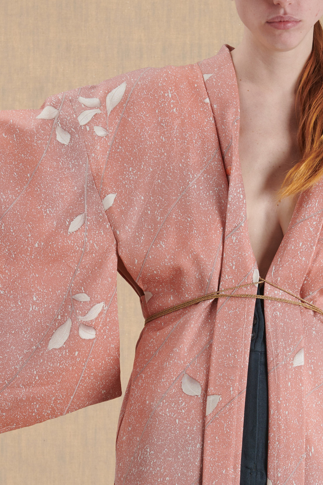 KIMONO ORIGINALE ANTICO ROSA