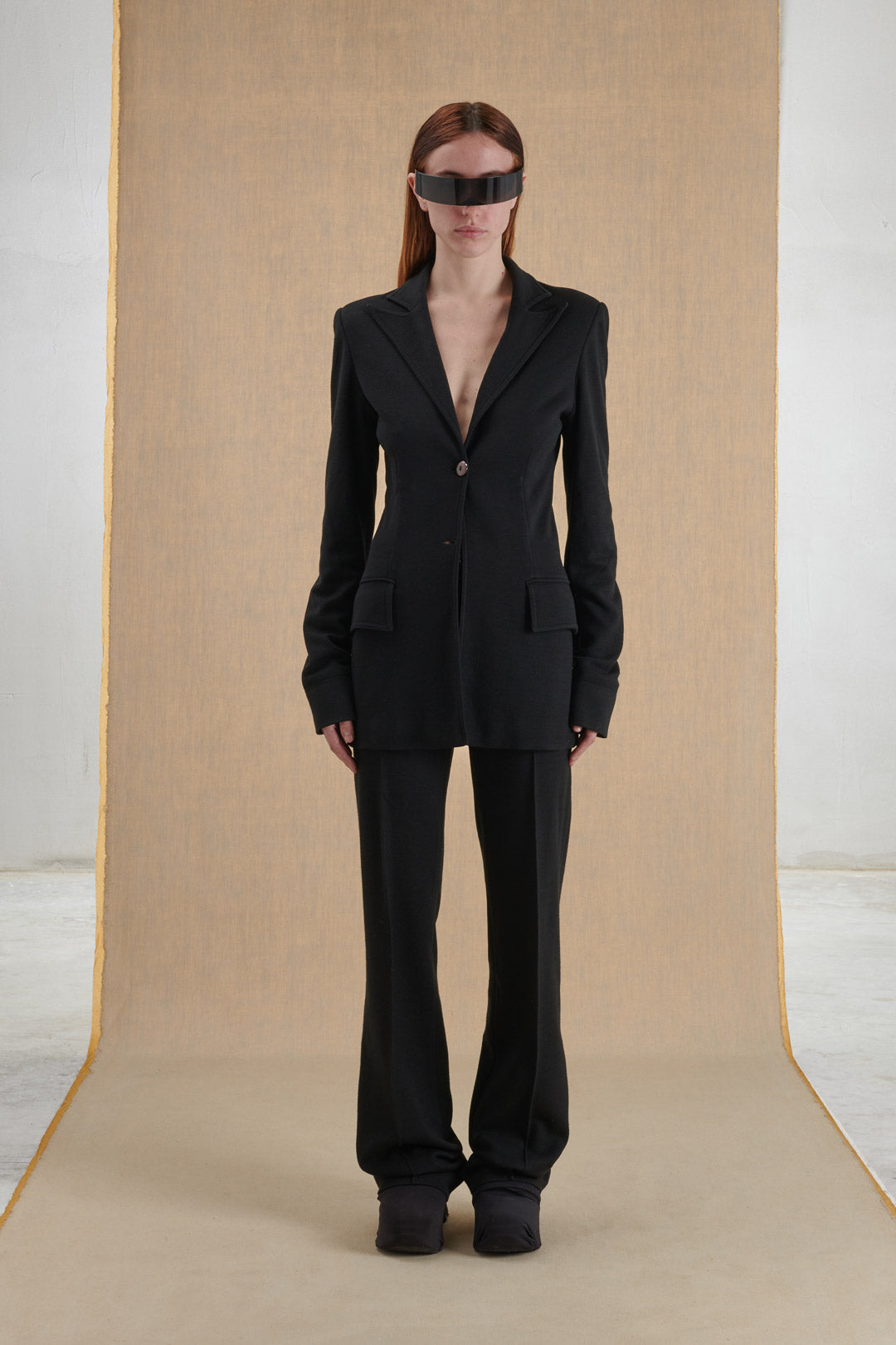 BLACK SUIT JACKET AND TROUSERS