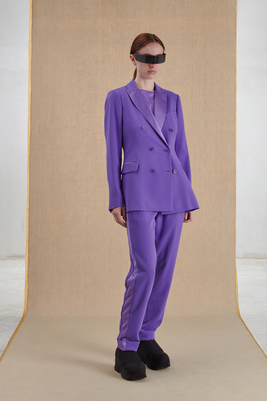 PURPLE 3 PIECES SUIT