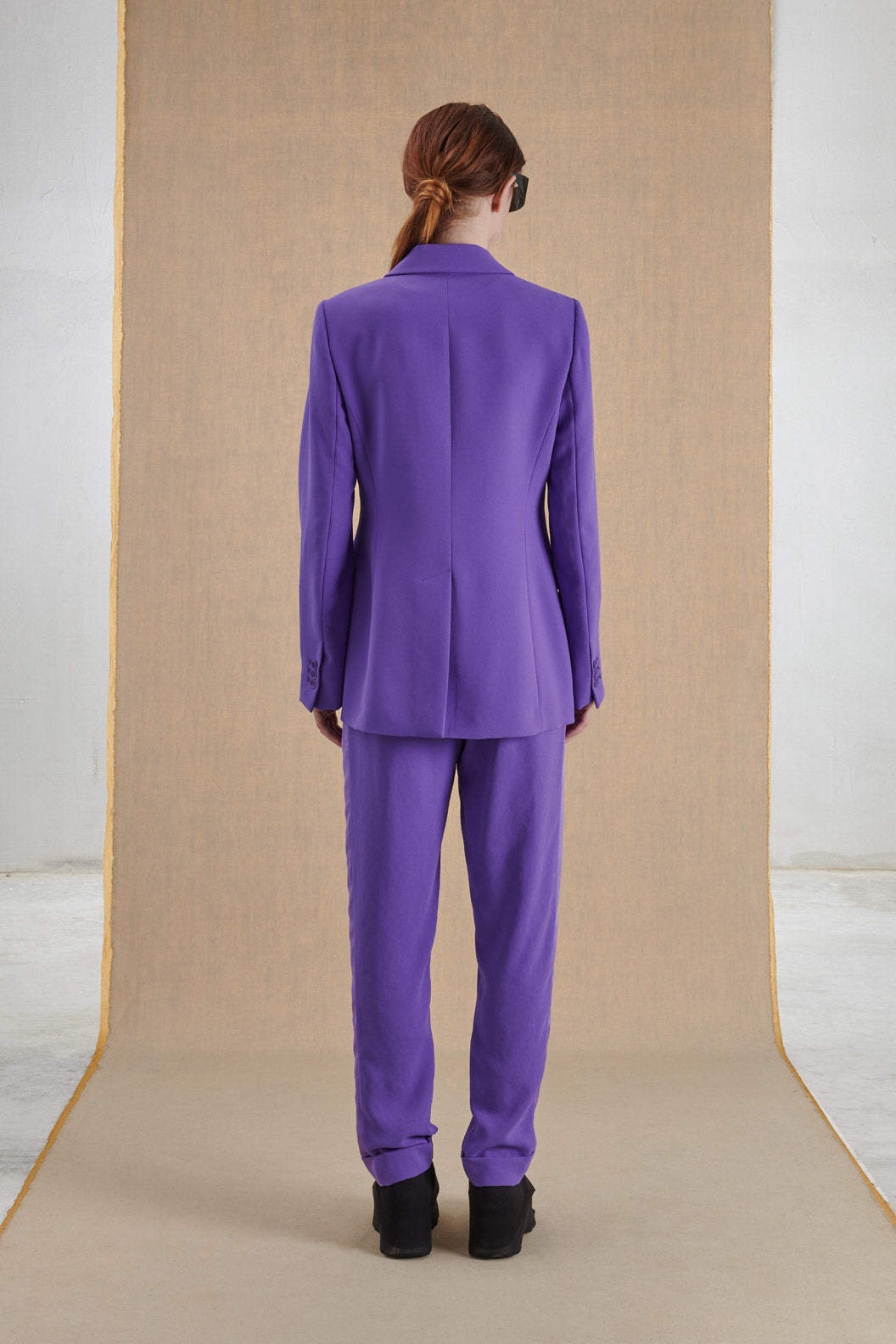 PURPLE 3 PIECES SUIT