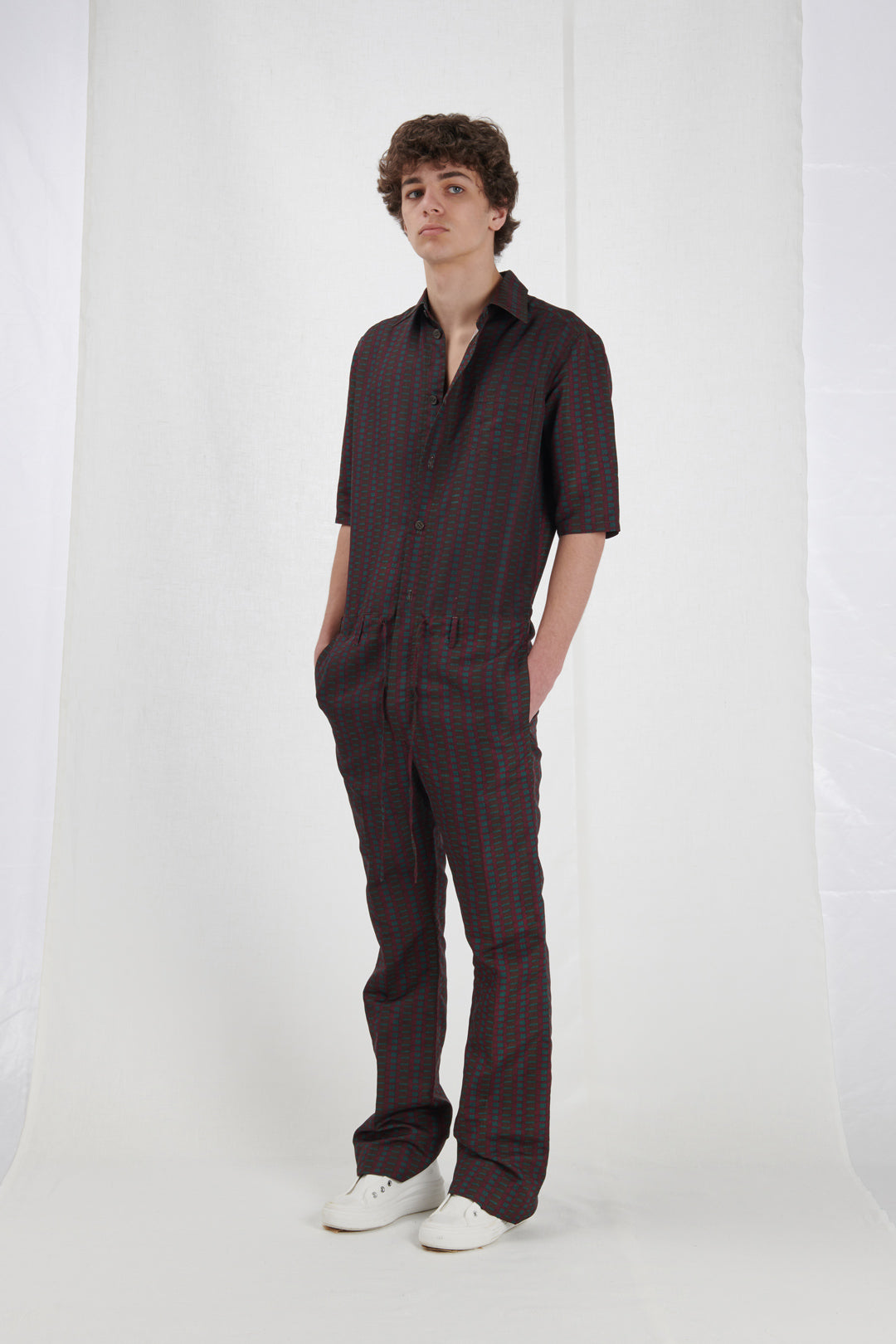 SILK SUIT JUMPSUIT MODEL