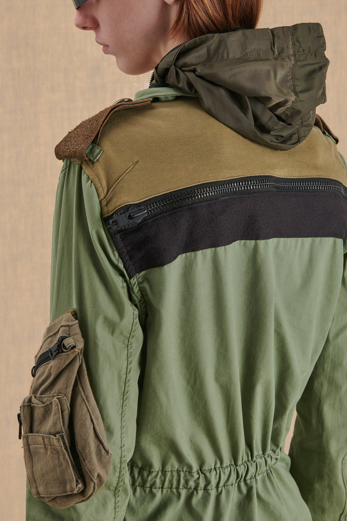 MILITARY STYLE JACKET WITH POCKETS 