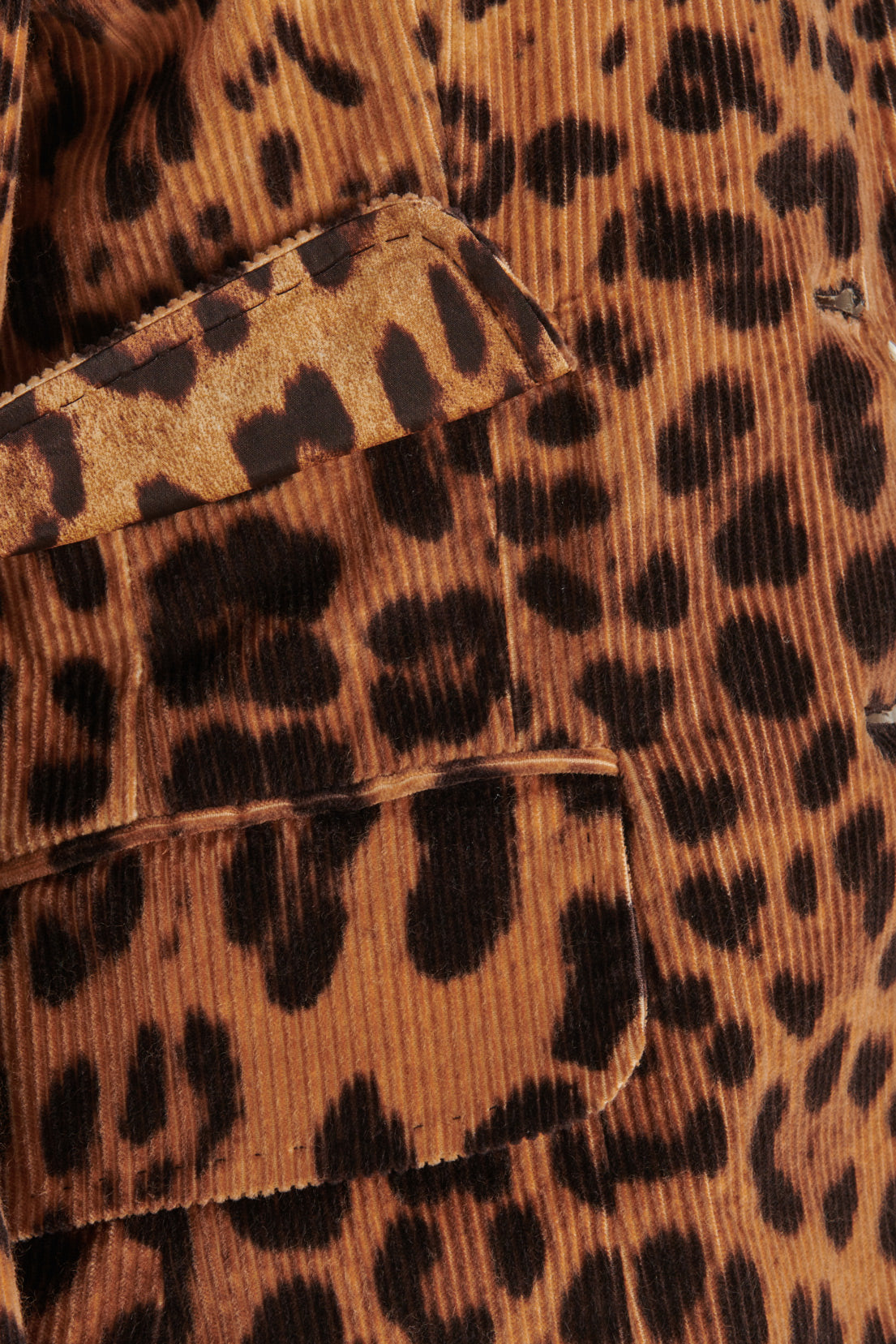 ANIMALIER D&G JACKET IN RIBBED VELVET