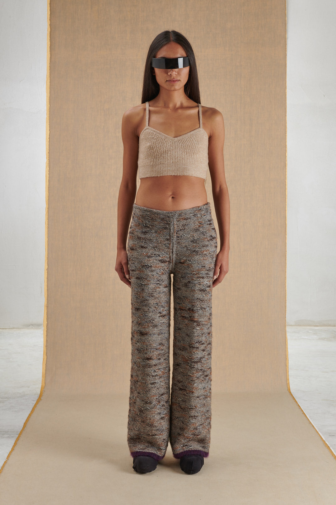 COARSE WOOL TROUSERS