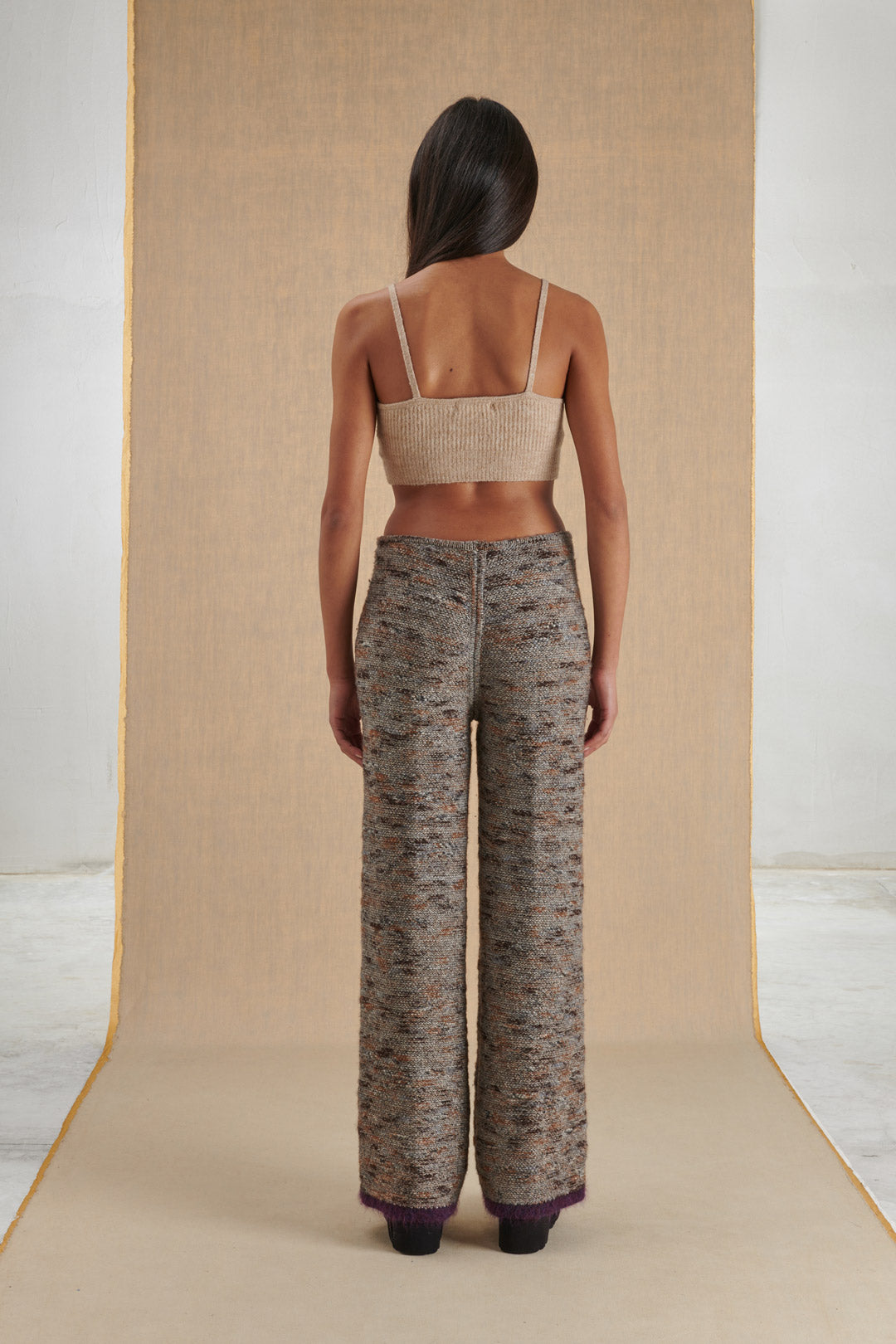 COARSE WOOL TROUSERS