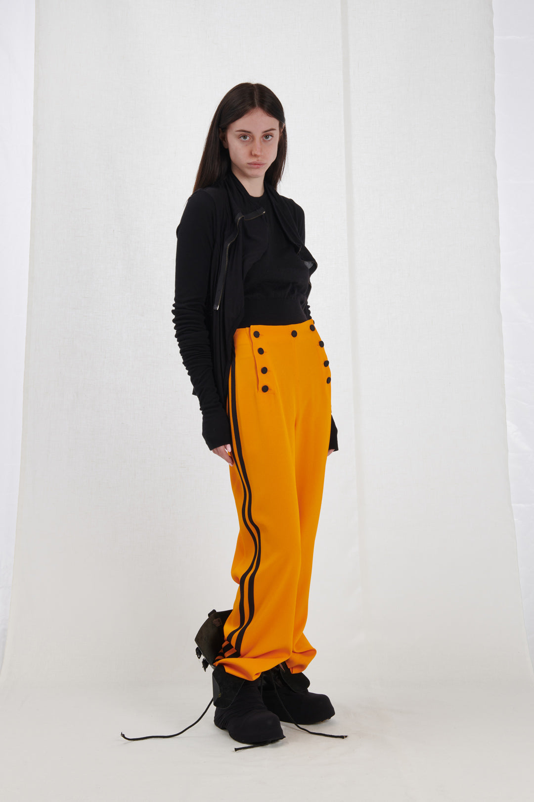 ORANGE PALAZZO PANTS