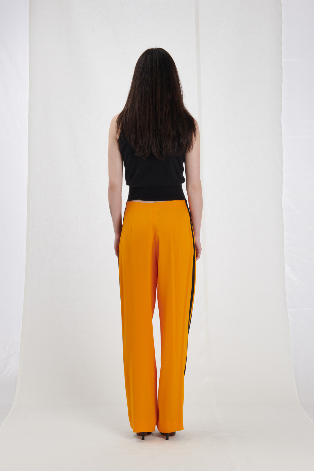 ORANGE PALAZZO PANTS