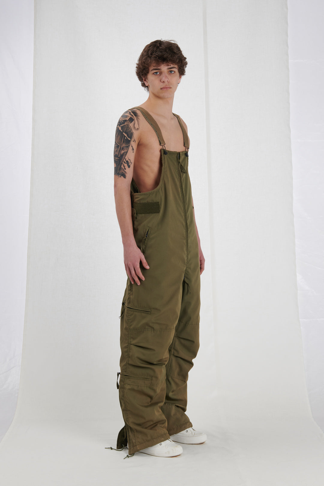 MILITARY GREEN OVERALLS