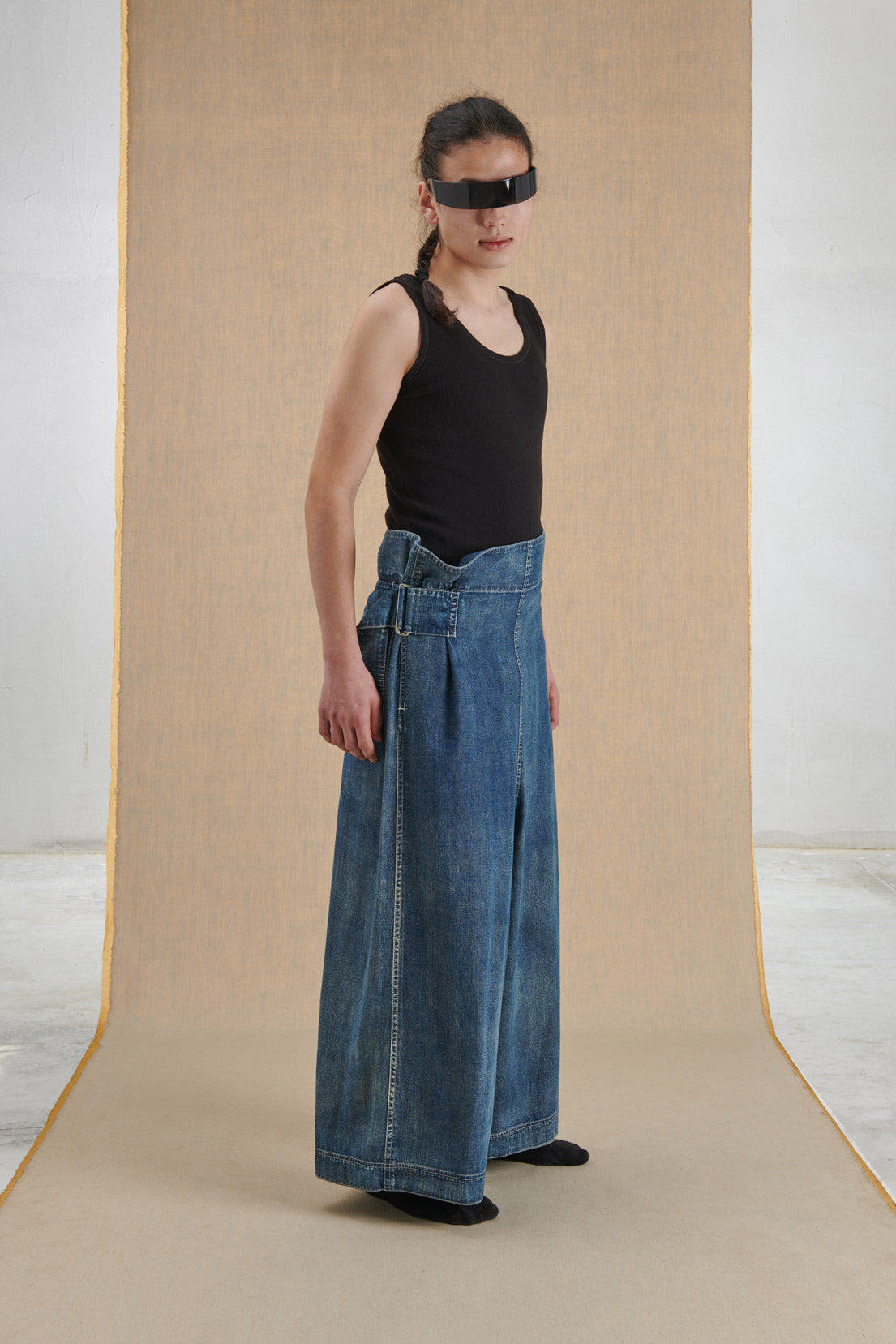 DENIM TROUSERS