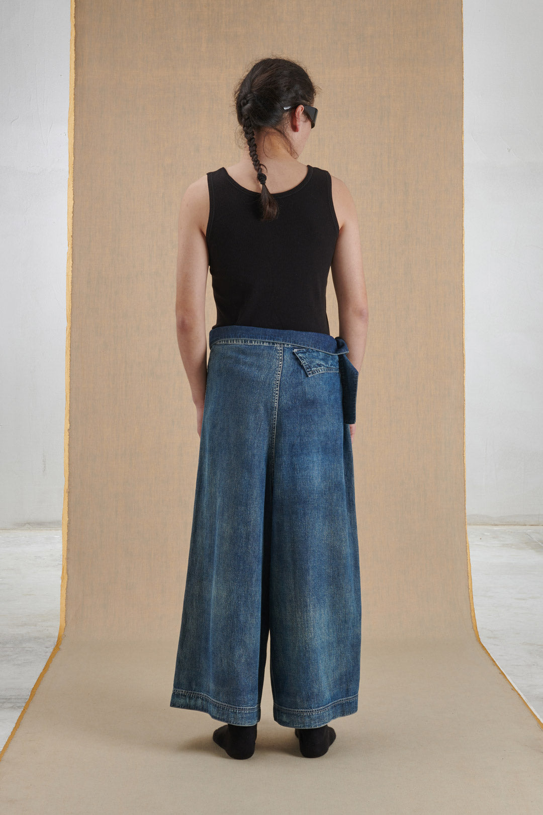 DENIM TROUSERS